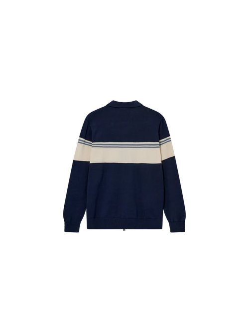 ЖИЛЕТКА MOS MOSH GALLERY Blam Stripe Polo Cardigan