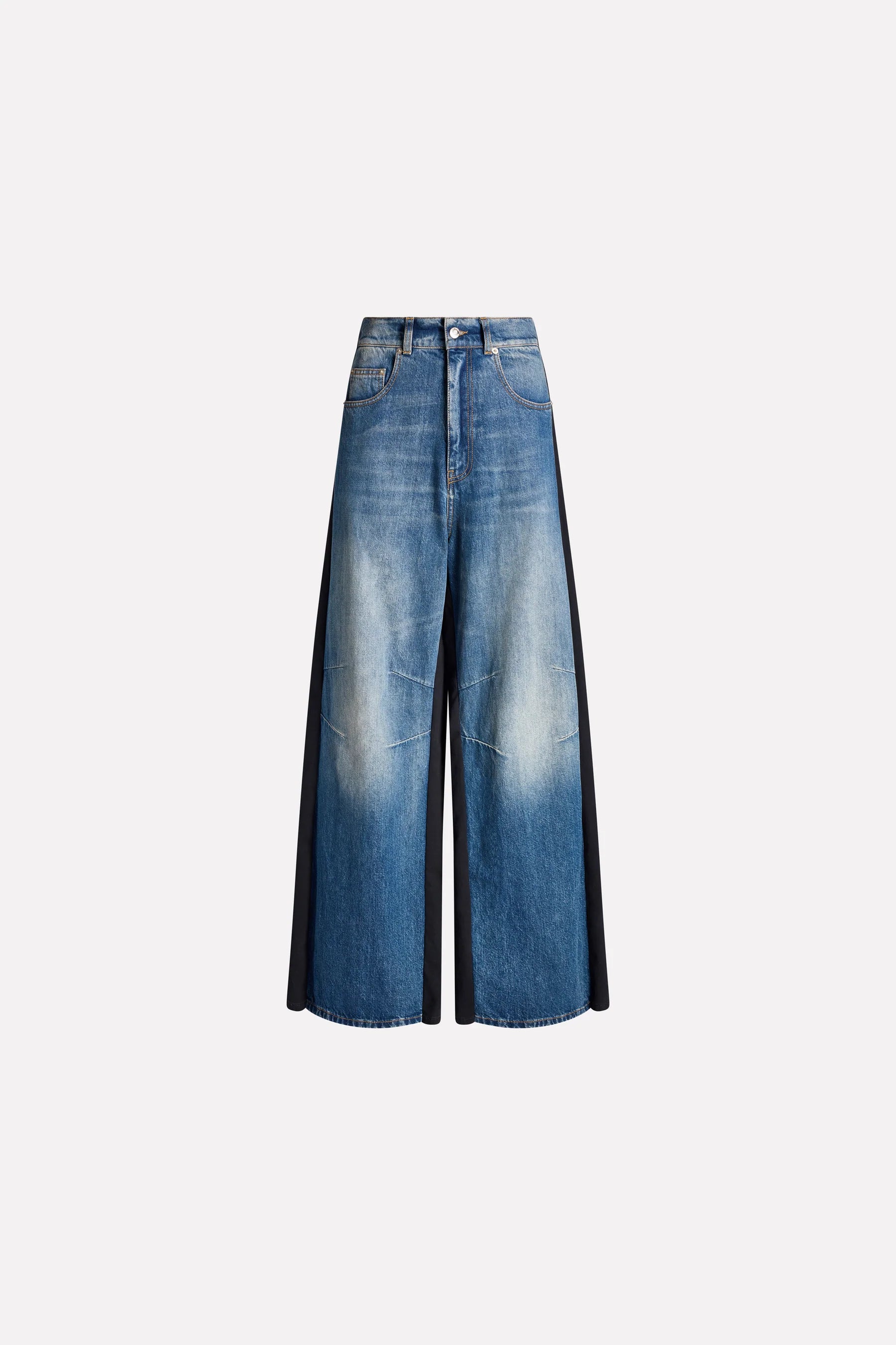 Панталон от микс деним CIRCUS HOTEL