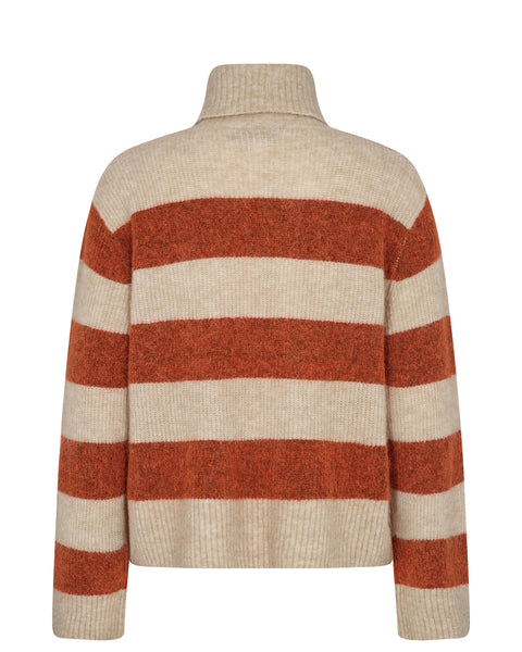 Пуловер Aidy Thora Stripe Rollneck Knit