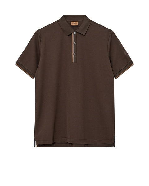 Памучна тениска с яка Mos Mosh Gallery Harvey Polo