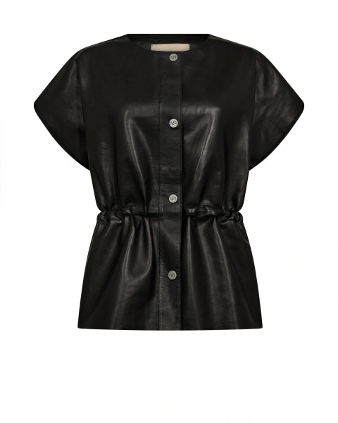 Кожен елек Mos Mosh Aylin