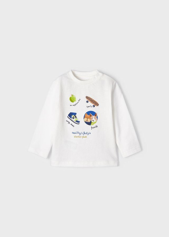 Тениска с дълъг ръкав за бебе ECOFRIENDS Mayoral
